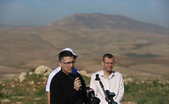 ""אנחנו כאן עם אמירה פשוטה וברורה, בקעת הירדן ישראלית"