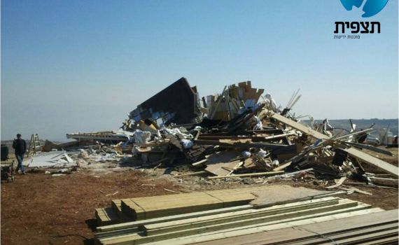 "הריסת הבית של מנכ"ל הוועד –'תג מחיר' של שר הביטחון"