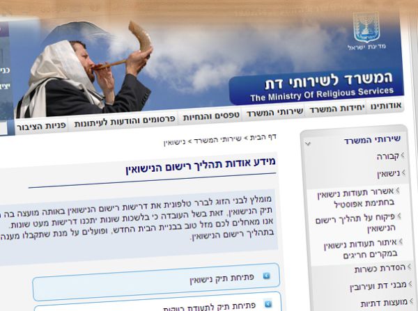 לראשונה בישראל: רישום לנישואין און ליין, עדות באמצעות סקייפ