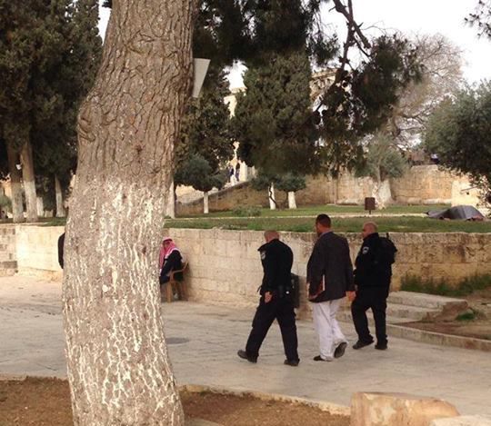 צפו: יהודה גליק נעצר בהר הבית לאחר שצילם מוסלמי מקלל אותו