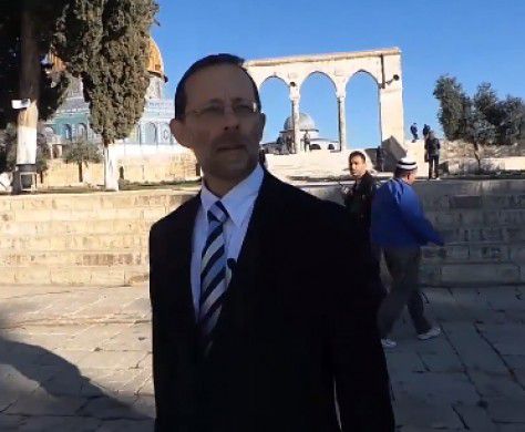 פייגלין עלה להר הבית והותקף; המשטרה חילצה אותו