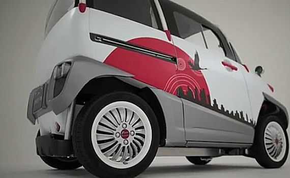 צפו: מכונית חשמלית שנוסעת על המים