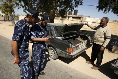 בן גביר חסם והסגיר שיירה של שוטרים פלסטינים