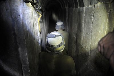 הותר לפרסום: נחשפה מנהרת טרור באזור דרום הרצועה