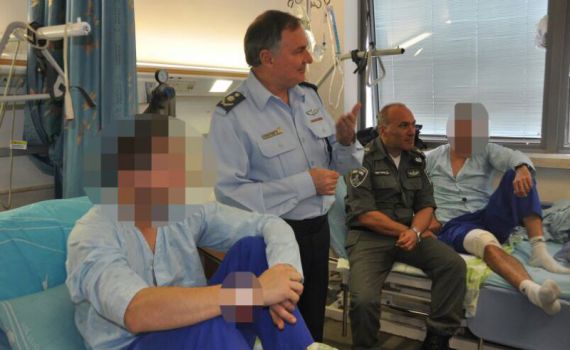 המפכ"ל ביקר את לוחמי הימ"מ שנפצעו בג'נין: "גאה בכם"