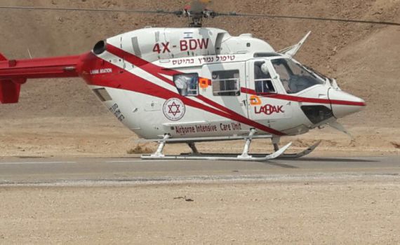 כביש 90: גבר נפצע קשה בתאונה