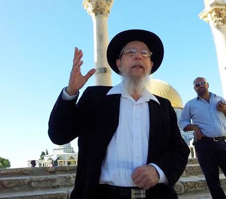 צפו: הרב ישראל אריאל חזר להר הבית