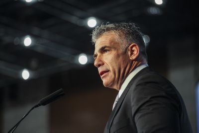 לפיד: אנחנו רוצים להתגרש מהפלסטינים