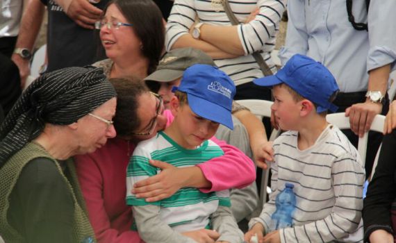 משמחה ליגון: תיעוד מהלווית ניצב משנה ברוך מזרחי הי"ד