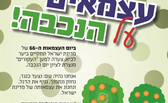 "צעירים מובילים": עצרת נגדית לאירועי הזיכרון ליום הנכבה