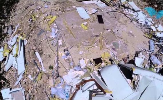 צפו בהרס ממעוף הציפור; המתנחלים יפגינו מול ביתו של בוגי