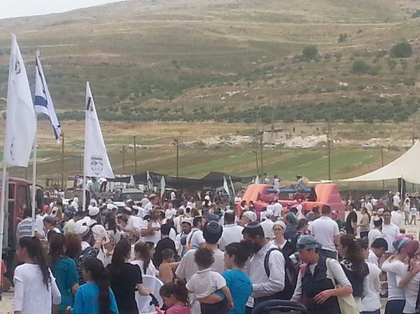 מעל 10,000 בני אדם באירוע יום העצמאות המרכזי בשומרון