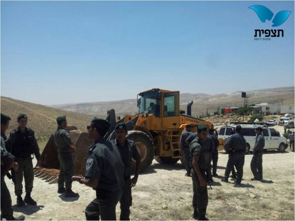 עימותים קשים בפינוי מעלה רחבעם: חמישה עצורים