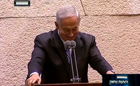 ממה צחק ראש הממשלה בנאומו?