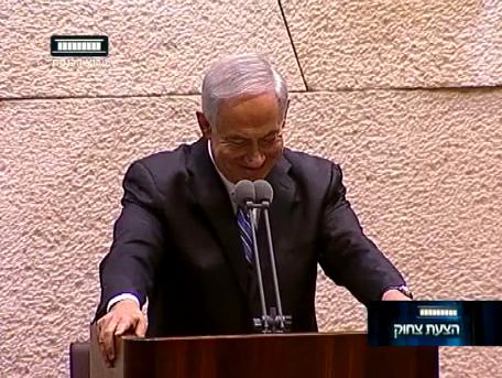 ממה צחק ראש הממשלה בנאומו?