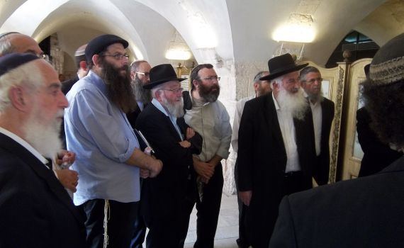 רבני דרך אמונה בסיור חיזוק בקבר דוד