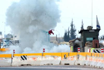 צומת תפוח: נתפס מחבל כשעל גופו חגורת נפץ