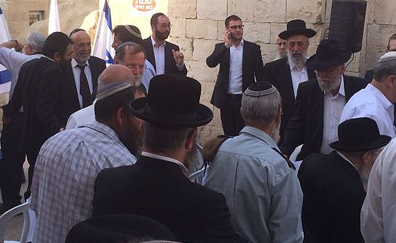 בן האדמו"ר מסדיגורה עמד בשירת התקווה