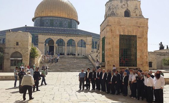 רבני הציונות הדתית עלו להר הבית