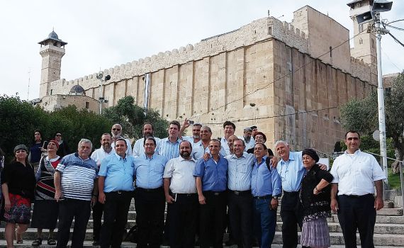 יום שחרור חברון: ראשי סניפי הבית היהודי בסיור