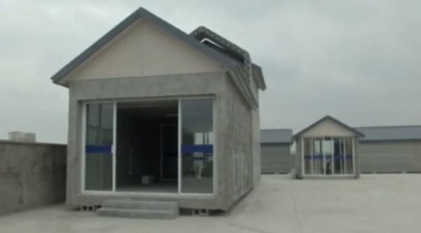 מדהים: בית שלם הודפס במדפסת תלת מימד