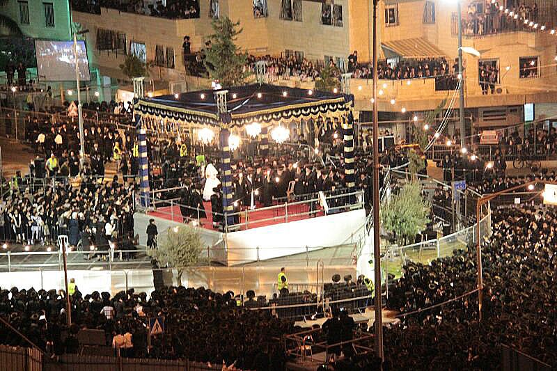 חג בחצר בעלזא: נכדת האדמו"ר התחתנה