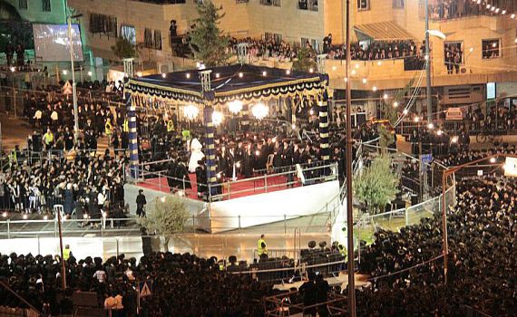 חג בחצר בעלזא: נכדת האדמו"ר התחתנה