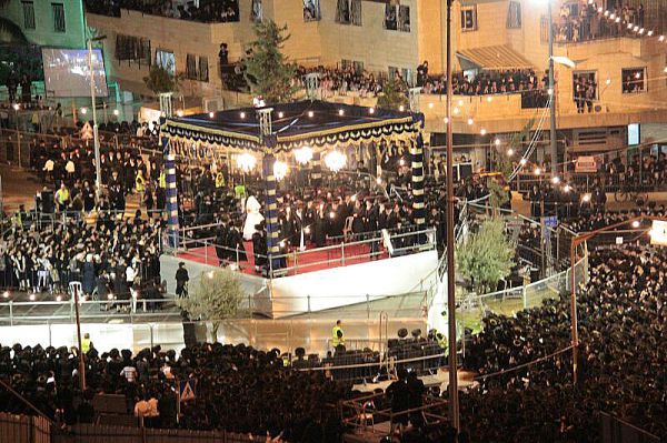 חג בחצר בעלזא: נכדת האדמו"ר התחתנה