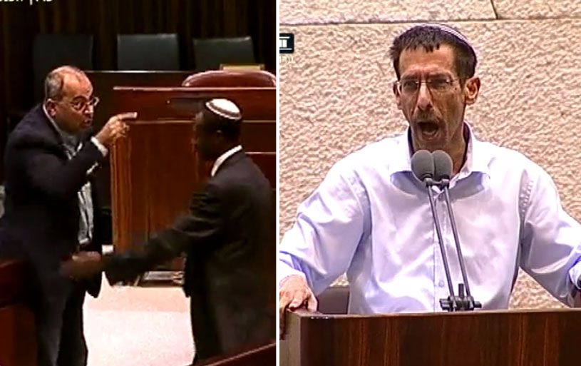 "פשיסט, ראש מעוות": צפו בטיבי צורח על אורבך ומסולק