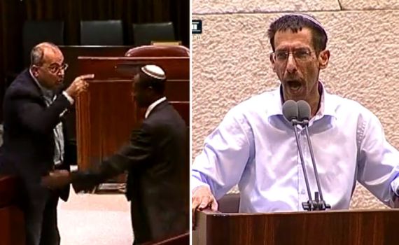 "פשיסט, ראש מעוות": צפו בטיבי צורח על אורבך ומסולק