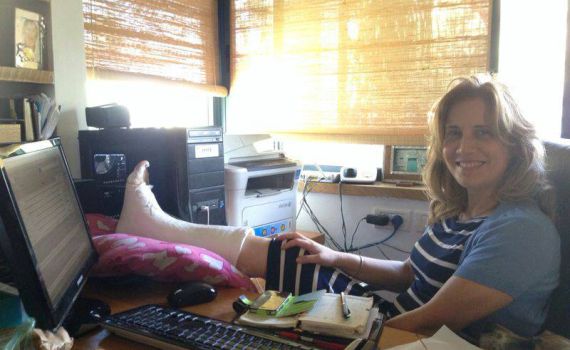 רפואה שלמה: ח"כ עליזה לביא שברה רגל