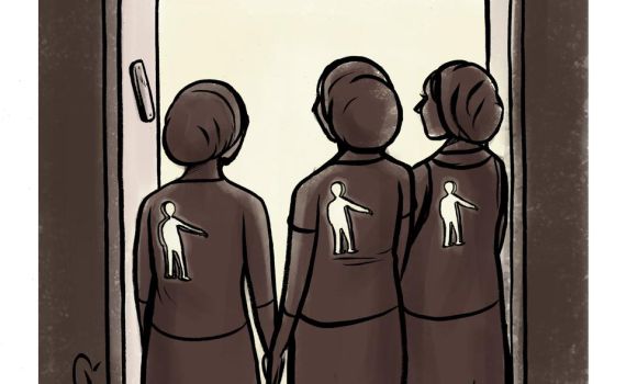 קריקטורה: מחכים לשלושת הבנים