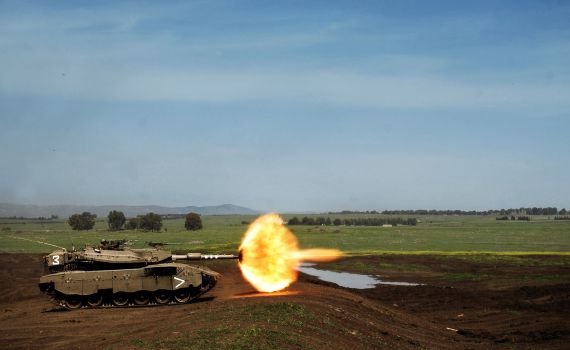צה"ל מגיב לפיגוע בירי טנקים לשטח סוריה