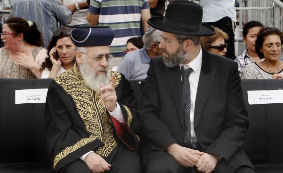 הרב הראשי לישראל עומד על משמר הגיור כהלכה