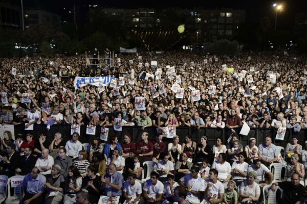 הערב המרגש של משפחות החטופים