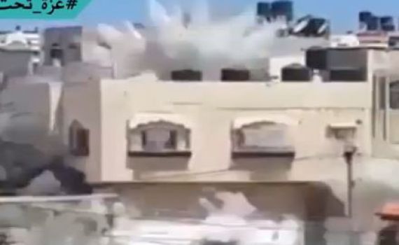 מחסלים את החמאס: תיעוד הפצצת בית בעזה