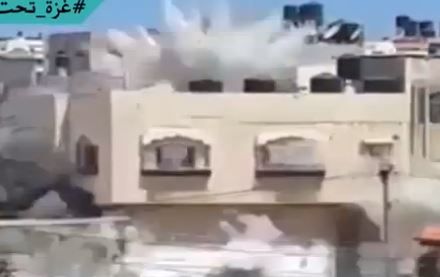 מחסלים את החמאס: תיעוד הפצצת בית בעזה