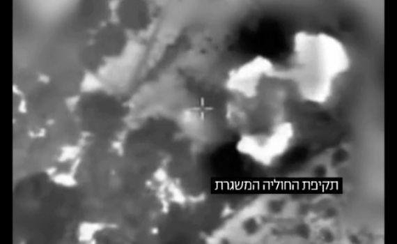 צפו: חיסול חוליית מחבלים בזמן שיגור רקטות