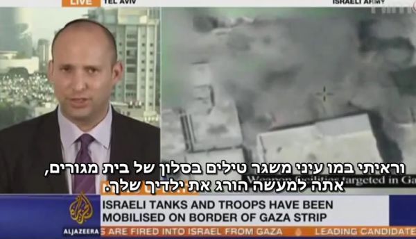 צפו: בנט בראיון מגן על ישראל באל ג'זירה