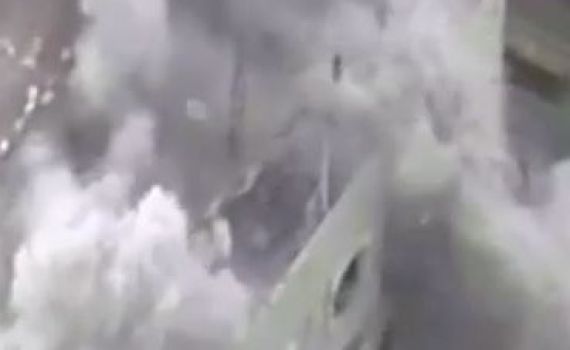 צפו: פגיעה בבניינים מהם ירו על כוחותינו