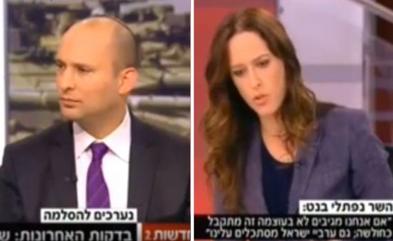 ראיון סוער באולפן: נפתלי בנט מול יונית לוי