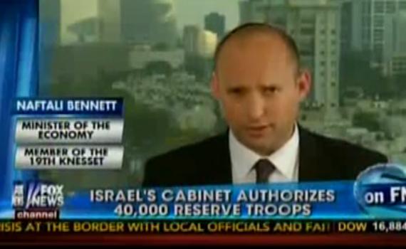 צפו: בנט מגן על ישראל בתקשורת העולמית