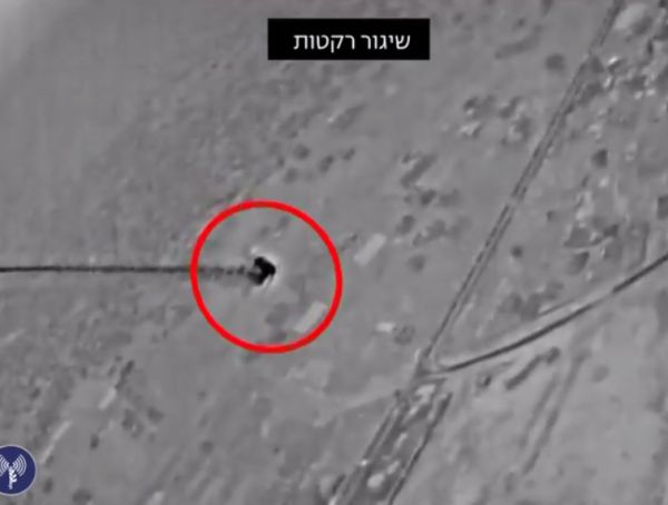 צפו: משגר יורה לישראל – ומותקף מיד