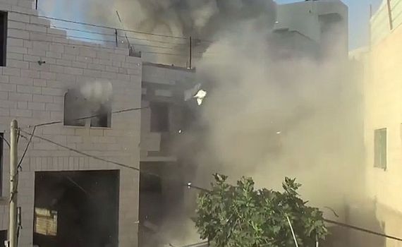 צפו: כך צה"ל הרס את בית המחבל