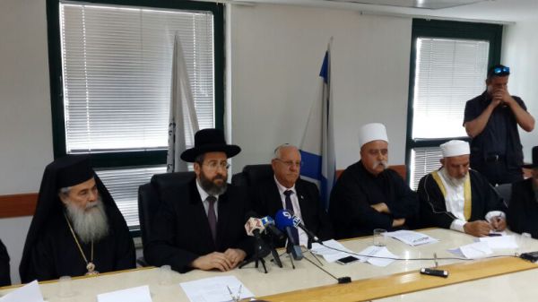 הרב לאו והנשיא: "לעצור את מעגל שפיכות הדמים"