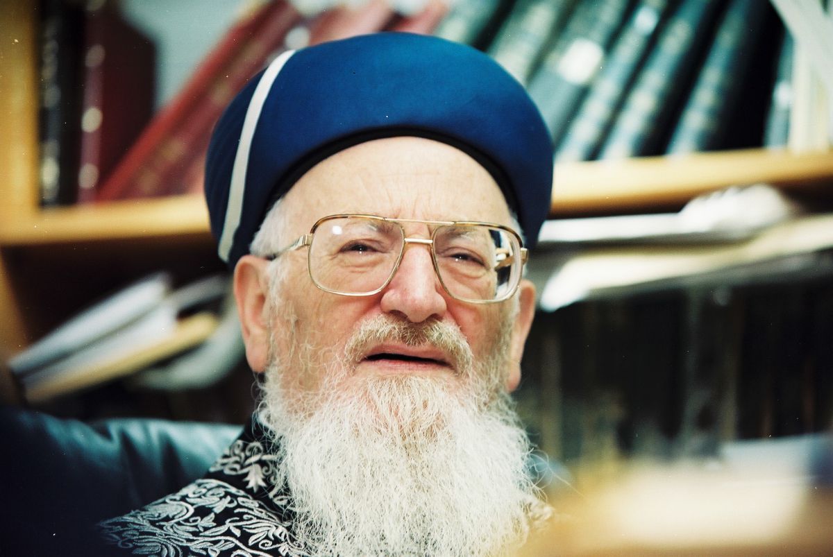 הרב מרדכי אליהו זצ"ל: "אנחנו לא צריכים לפחד"