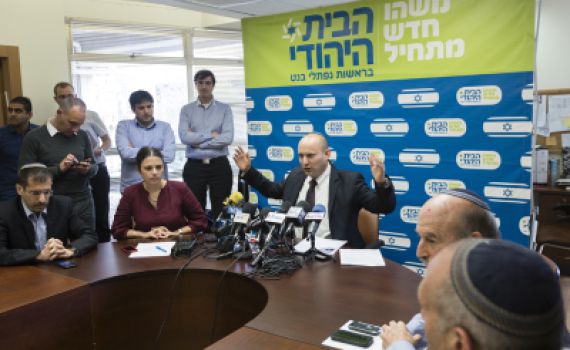 סקר ערוץ הכנסת: הבית היהודי עם 19 מנדטים