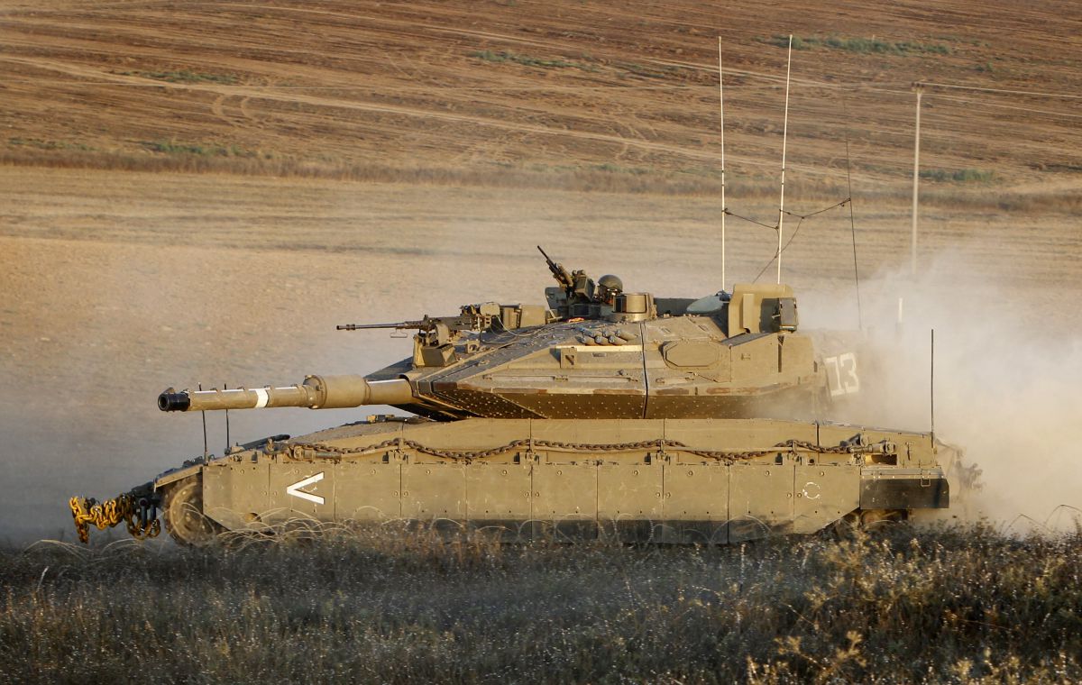 מחבלים ירו טיל נ"ט לטנק בצפון הרצועה