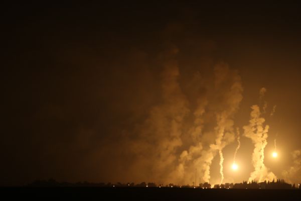 ירידה בירי הרקטות; פעילות מסיבית בעזה
