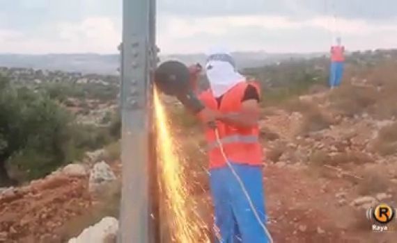 פלסטינים פגעו בחשמל: גוש טלמונים בעלטה